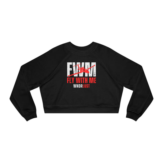 FWM WNDRLUST CROP TOP FLEECE