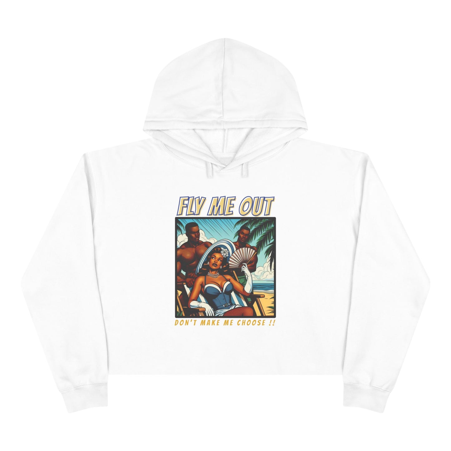 ‘FLY ME OUT’ CROP HOODIE (CHOOSE TWO)