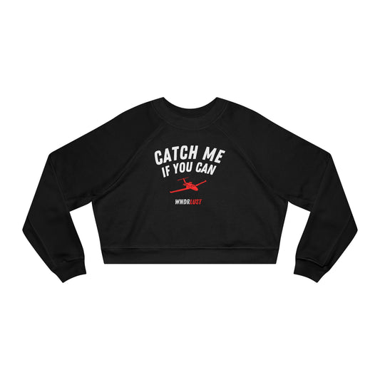 CATCH ME WNDRLUST CROP TOP FLEECE