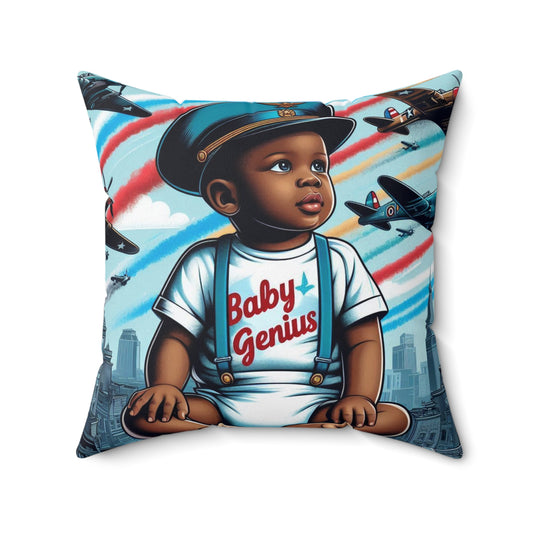 BABY GENIUS SQUARE PILLOW (BOYS)