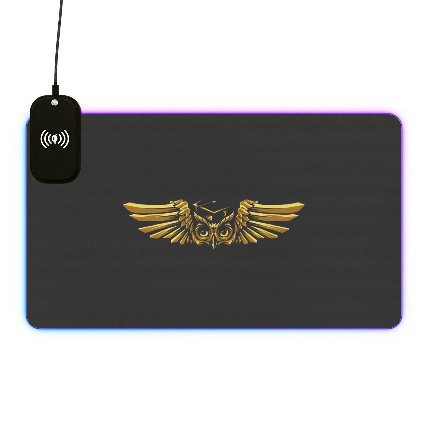 FLIGHT SCHOOL GENIUS LED MOUSE PAD & WIRELESS CHARGER