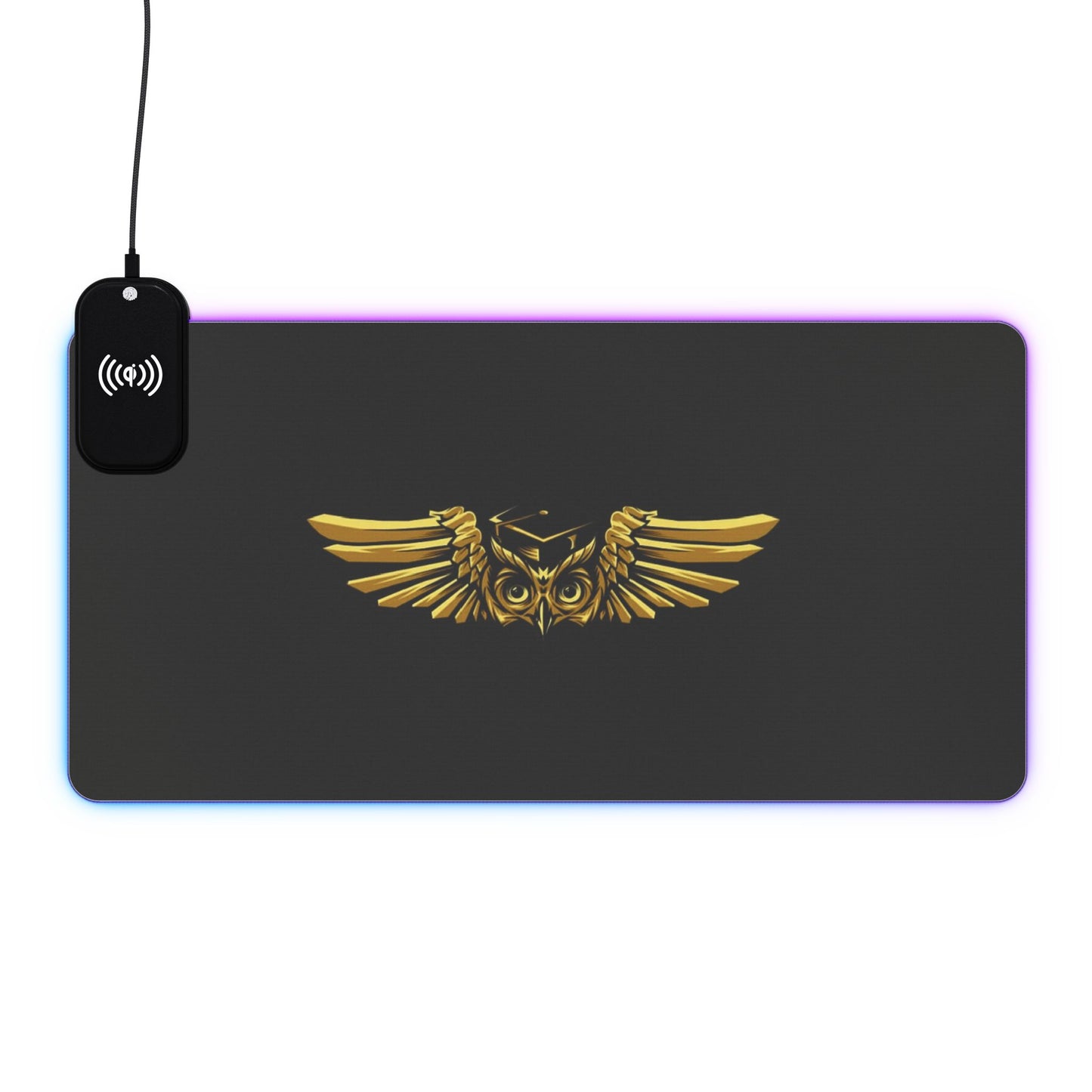 FLIGHT SCHOOL GENIUS LED MOUSE PAD & WIRELESS CHARGER