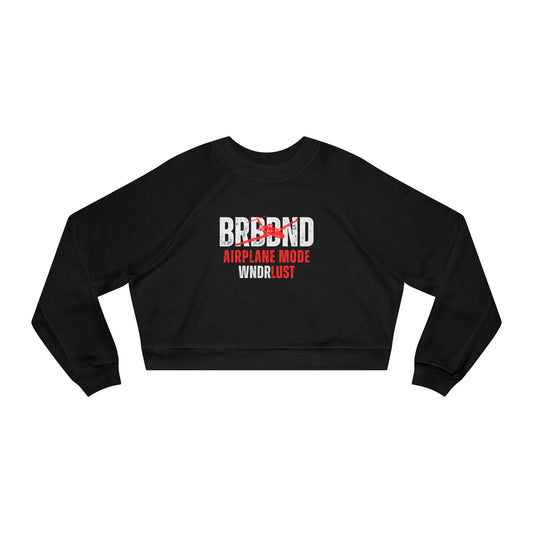 BRBDND WNDRLUST CROP TOP FLEECE