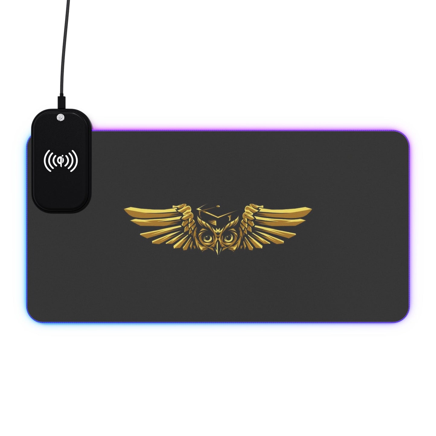 FLIGHT SCHOOL GENIUS LED MOUSE PAD & WIRELESS CHARGER