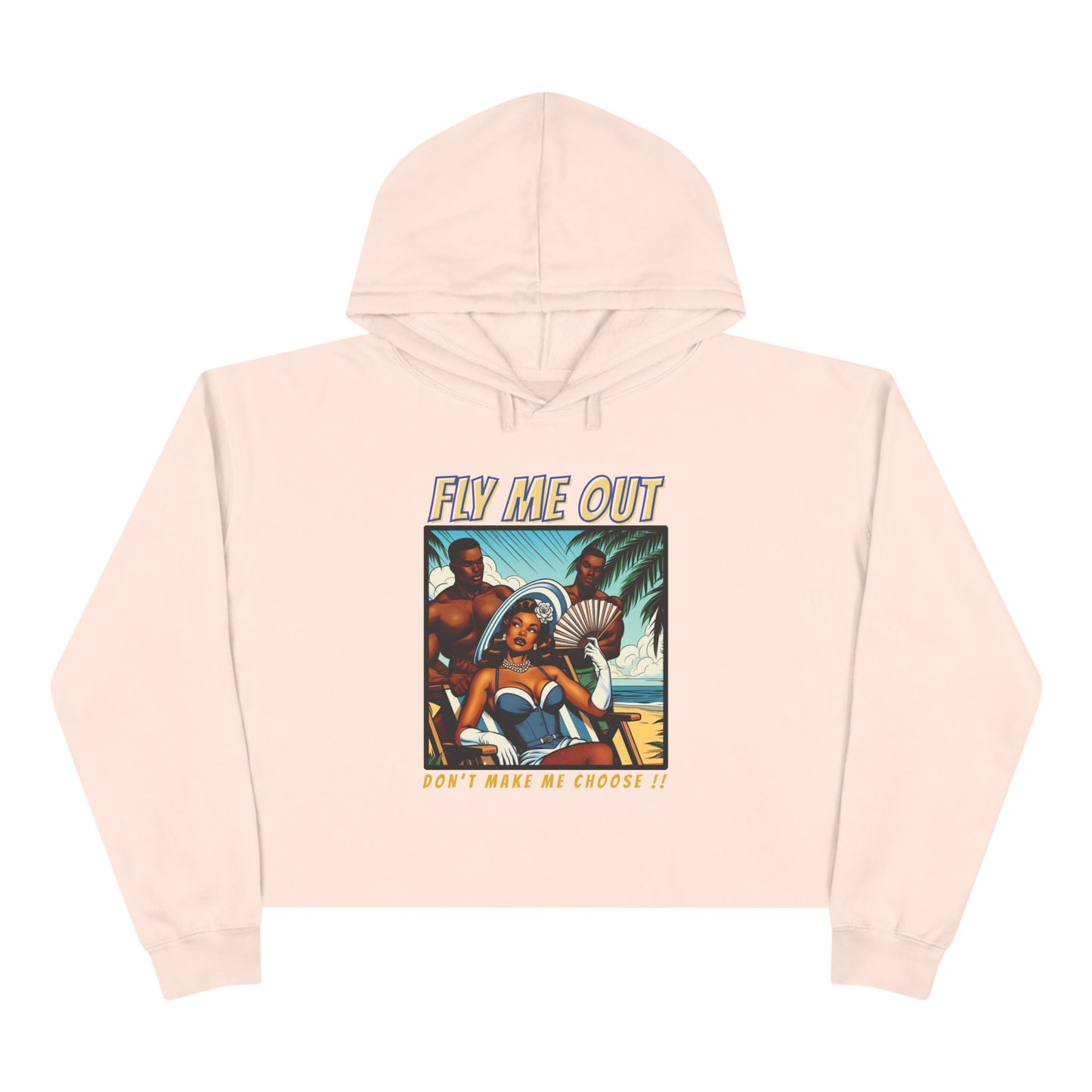 ‘FLY ME OUT’ CROP HOODIE (CHOOSE TWO)